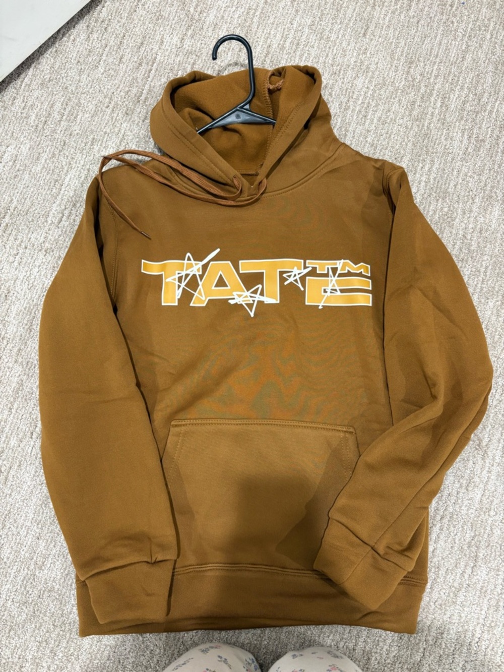 TATE Crewneck Hoodie in Brown